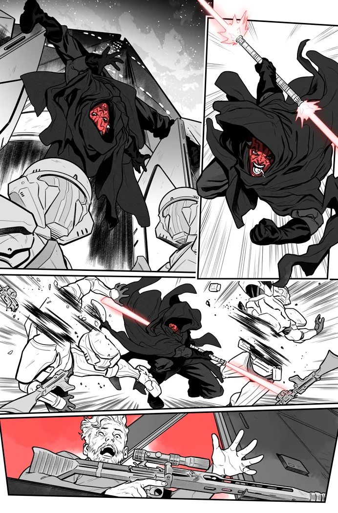 STAR WARS: DARTH MAUL – BLACK, WHITE AND RED #2 (MARVEL COMICS) 2024