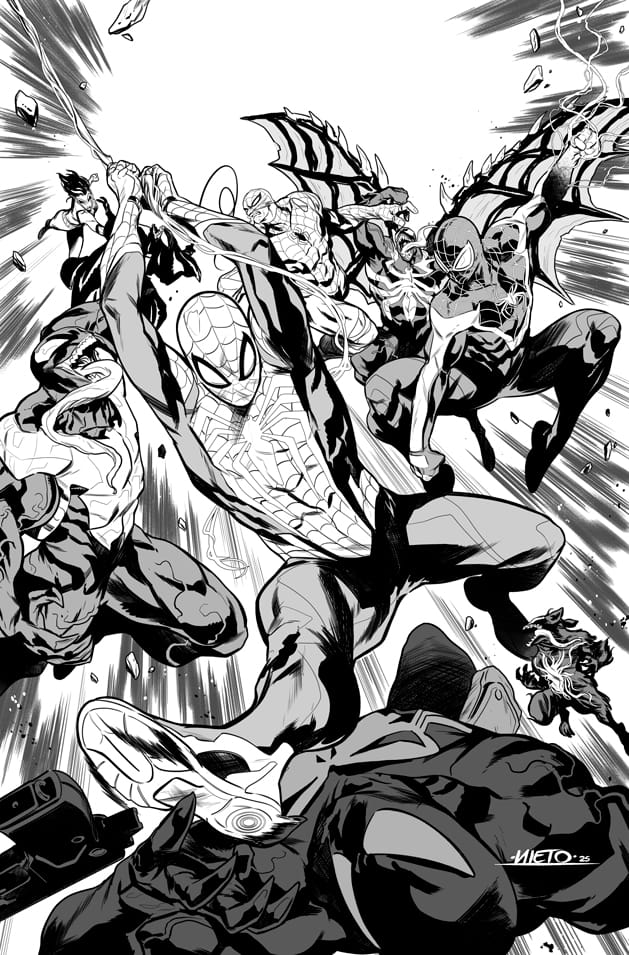 SPIDER-VERSE VS. VENOMVERSE #5 VARIANT COVER (MARVEL COMICS) 2025
